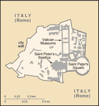 Kaart Vaticaanstad